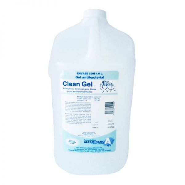 GEL ANTIBACTERIAL DE 4 LITROS